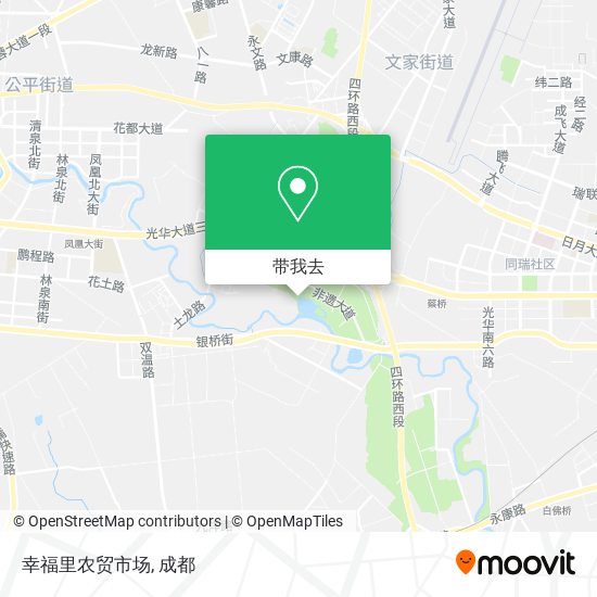 幸福里农贸市场地图