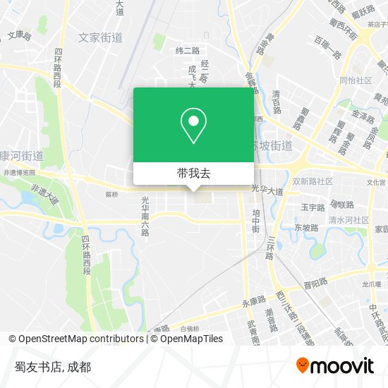 蜀友书店地图