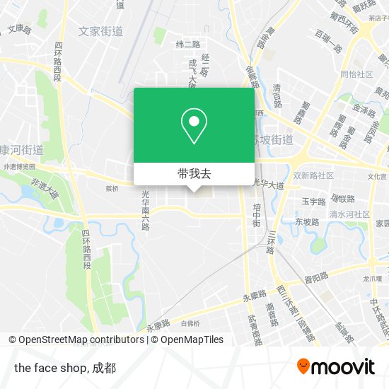 the face shop地图
