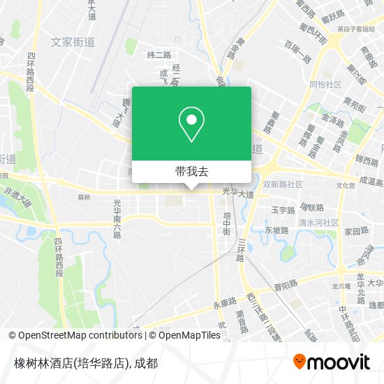 橡树林酒店(培华路店)地图