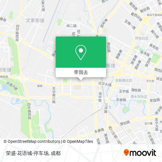 荣盛·花语城-停车场地图