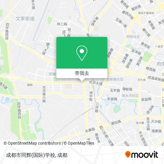 成都市同辉(国际)学校地图