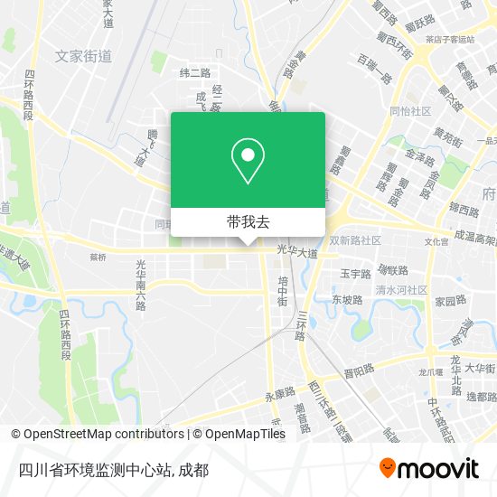 四川省环境监测中心站地图