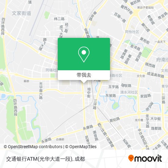 交通银行ATM(光华大道一段)地图