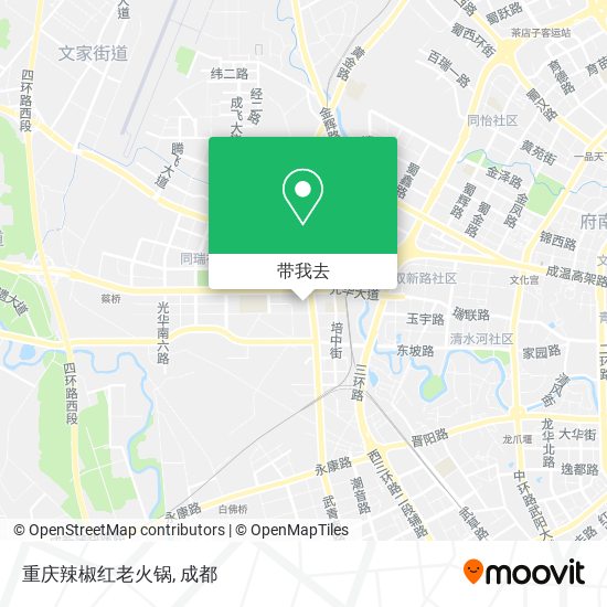 重庆辣椒红老火锅地图