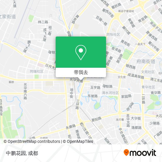 中鹏花园地图