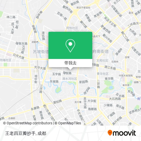 王老四豆瓣抄手地图