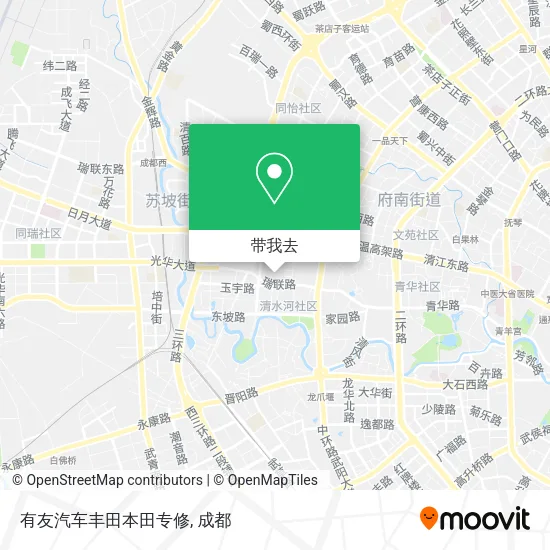 有友汽车丰田本田专修地图