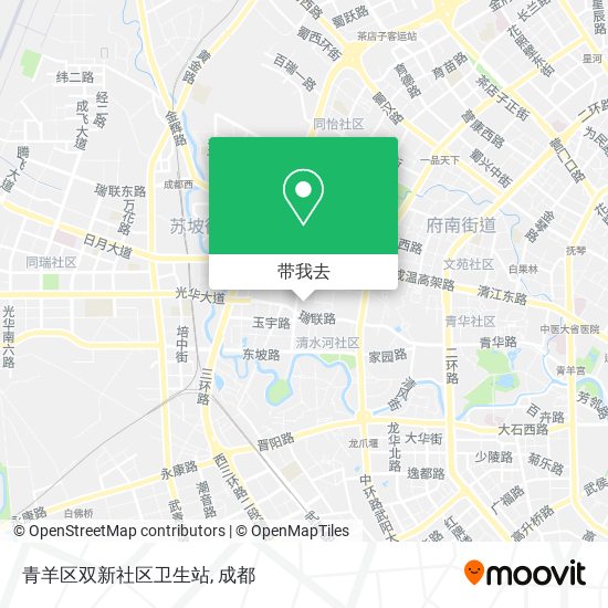 青羊区双新社区卫生站地图