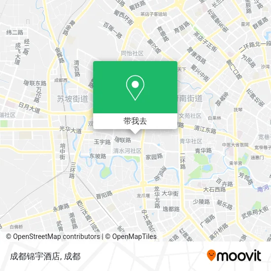 成都锦宇酒店地图