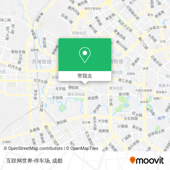 互联网世界-停车场地图