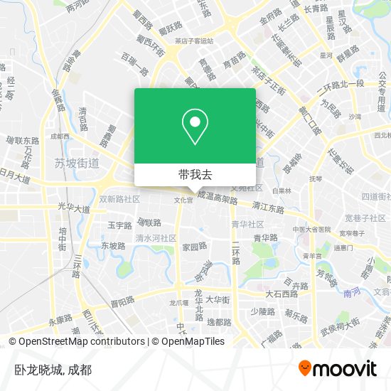 卧龙晓城地图