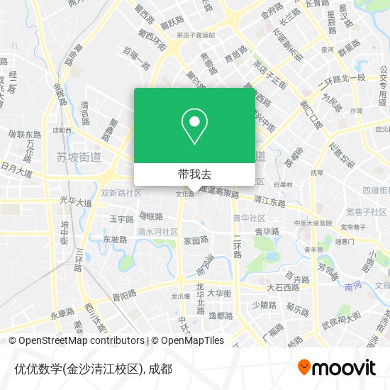 优优数学(金沙清江校区)地图