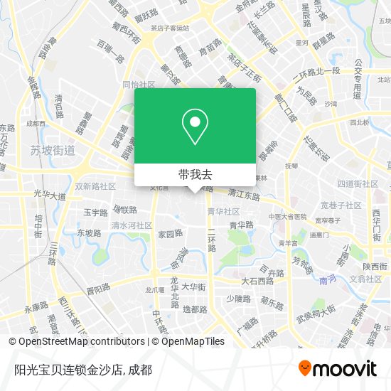 阳光宝贝连锁金沙店地图