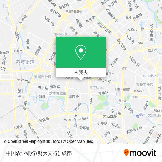 中国农业银行(财大支行)地图