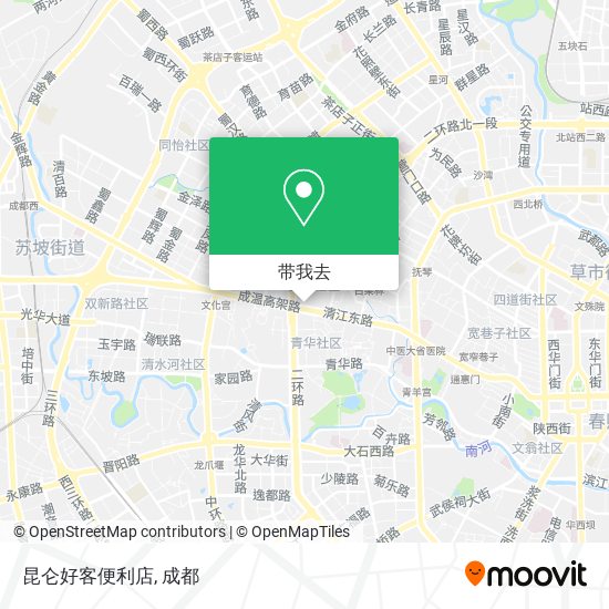 昆仑好客便利店地图