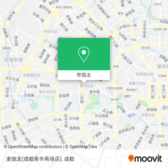 麦德龙(成都青羊商场店)地图