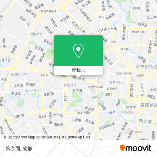 豌杂面地图