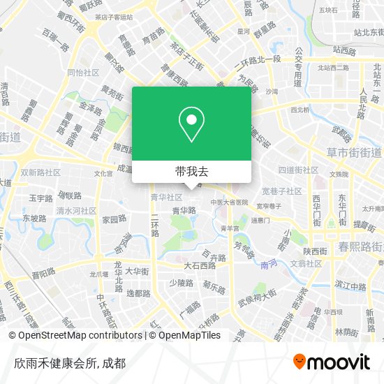 欣雨禾健康会所地图