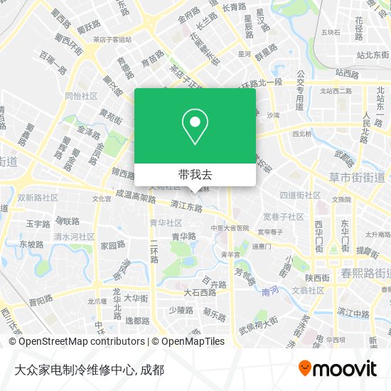 大众家电制冷维修中心地图