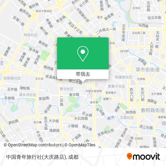 中国青年旅行社(大庆路店)地图