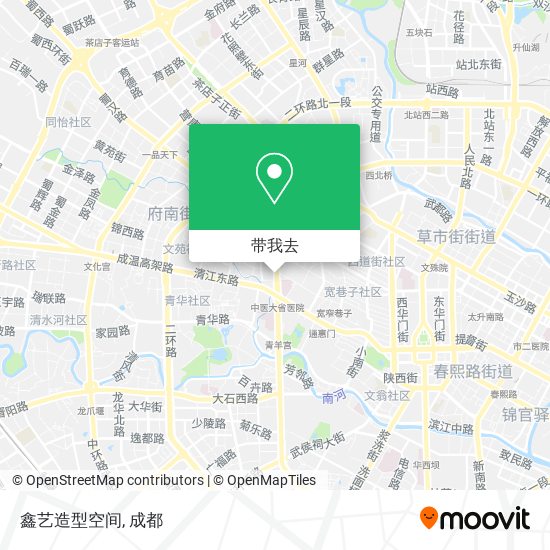 鑫艺造型空间地图