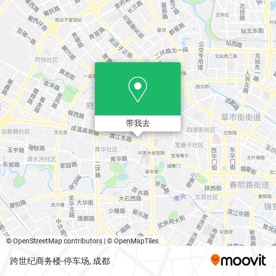 跨世纪商务楼-停车场地图