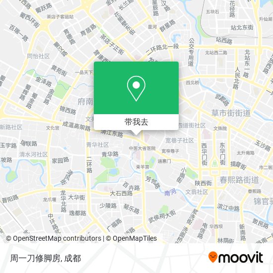 周一刀修脚房地图