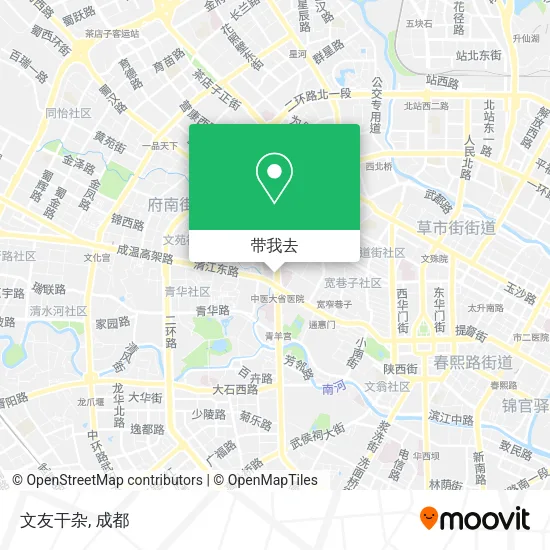 文友干杂地图