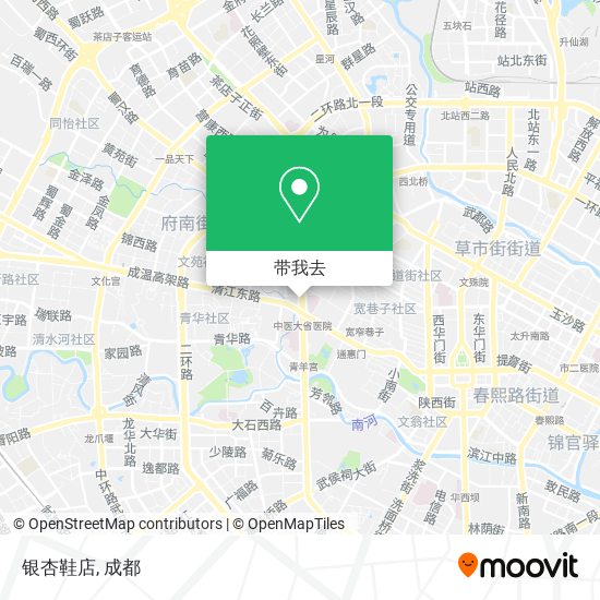银杏鞋店地图