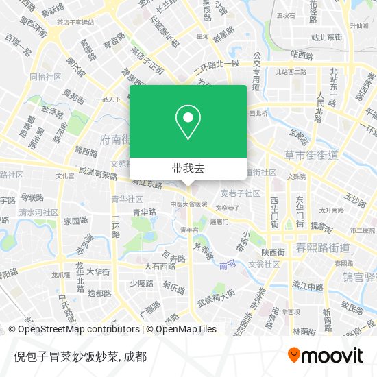 倪包子冒菜炒饭炒菜地图