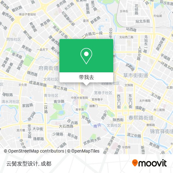 云鬓发型设计地图
