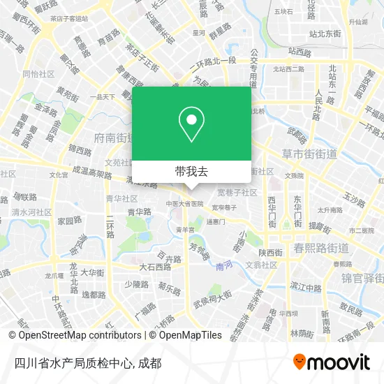 四川省水产局质检中心地图