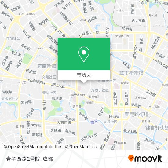 青羊西路2号院地图
