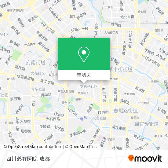 四川必有医院地图