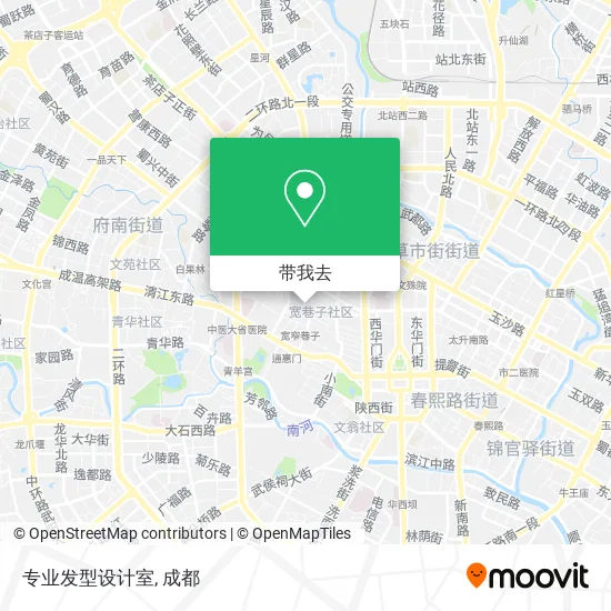 专业发型设计室地图