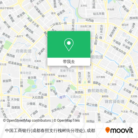 中国工商银行(成都春熙支行槐树街分理处)地图