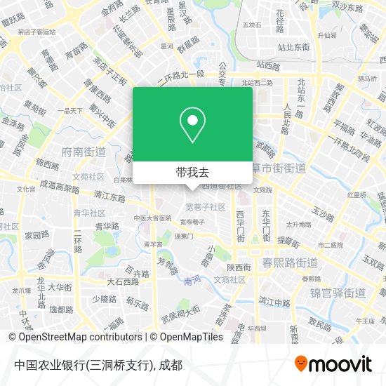 中国农业银行(三洞桥支行)地图