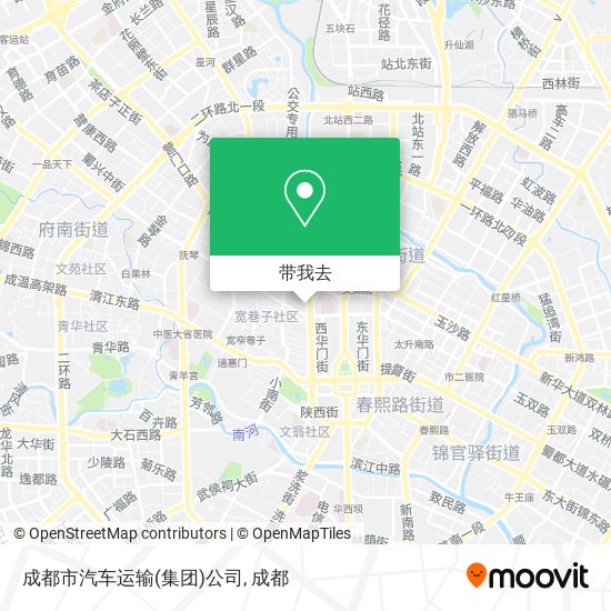 成都市汽车运输(集团)公司地图