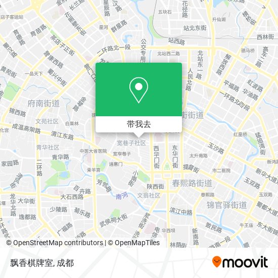 飘香棋牌室地图