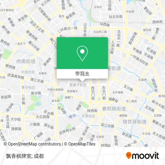 飘香棋牌室地图