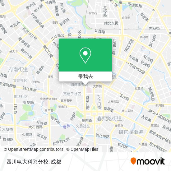 四川电大科兴分校地图
