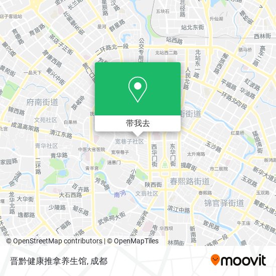 晋黔健康推拿养生馆地图