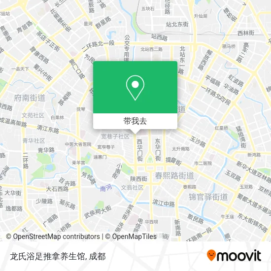 龙氏浴足推拿养生馆地图