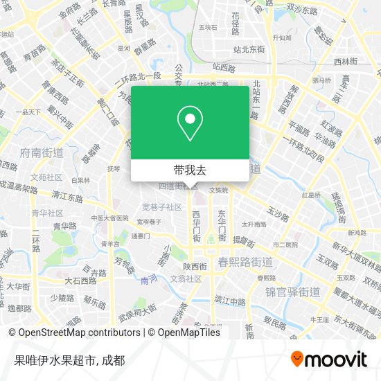 果唯伊水果超市地图