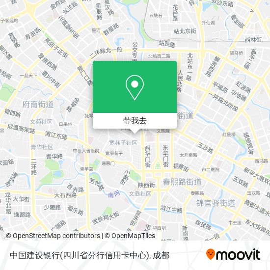 中国建设银行(四川省分行信用卡中心)地图