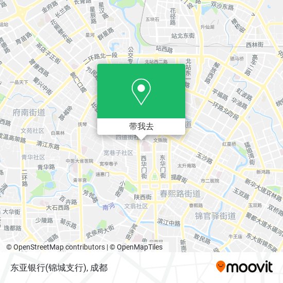 东亚银行(锦城支行)地图