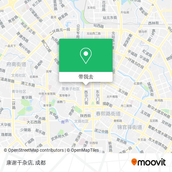 康谢干杂店地图