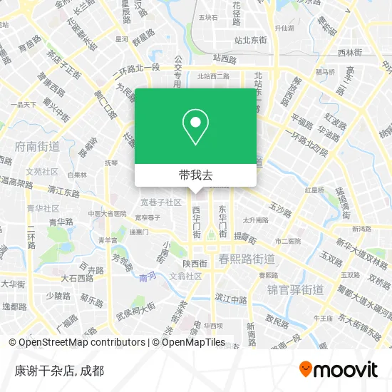 康谢干杂店地图