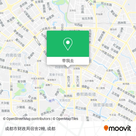 成都市财政局宿舍2幢地图